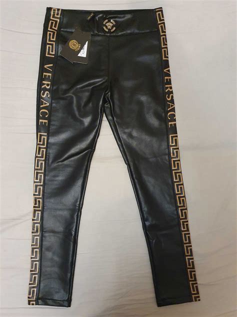 versace legginsy damskie|versace yoga pants.